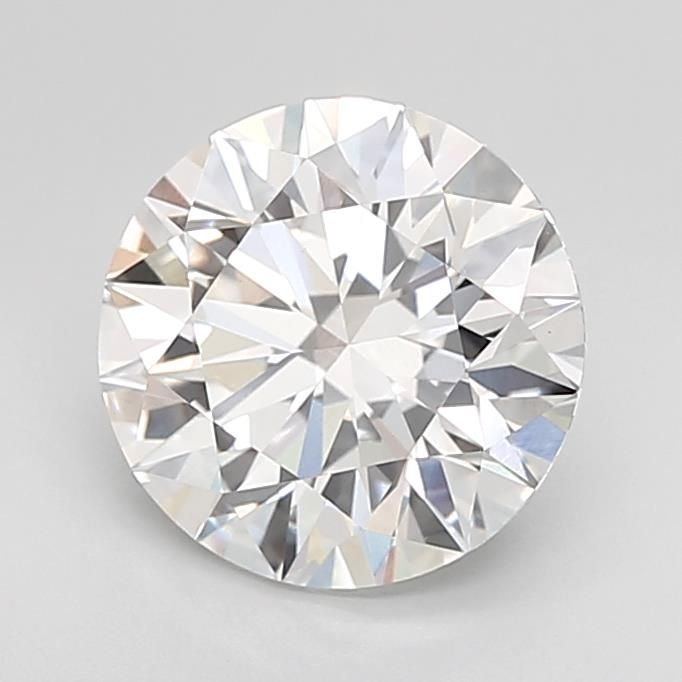 2.51ct D VS1 Rare Carat Ideal Cut Round Lab Grown Diamond