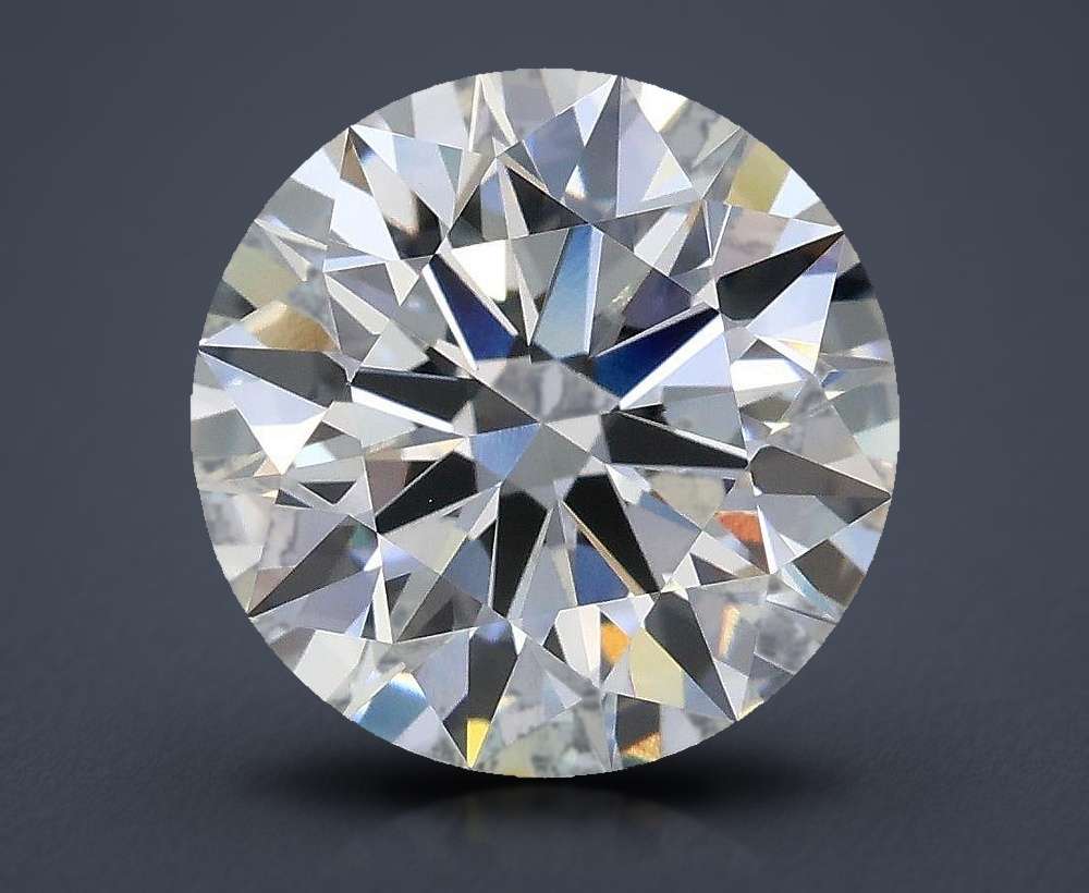 3.08 Carat Round Lab Diamond
