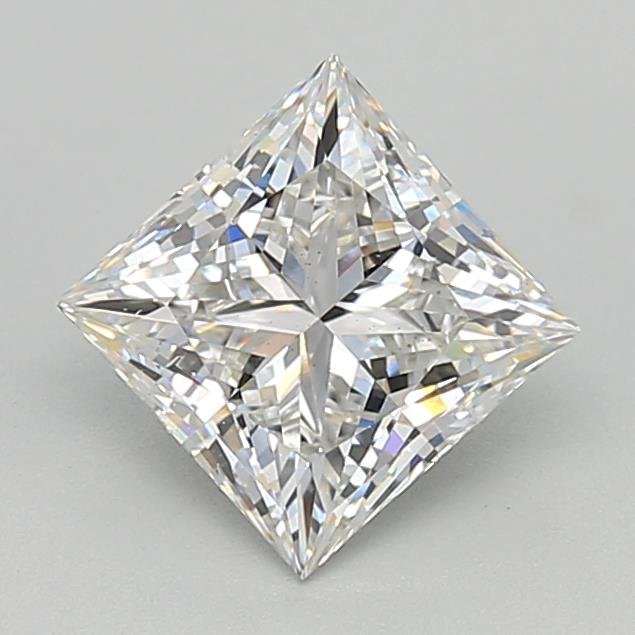 2.10ct E VS2 Rare Carat Ideal Cut Princess Lab Grown Diamond