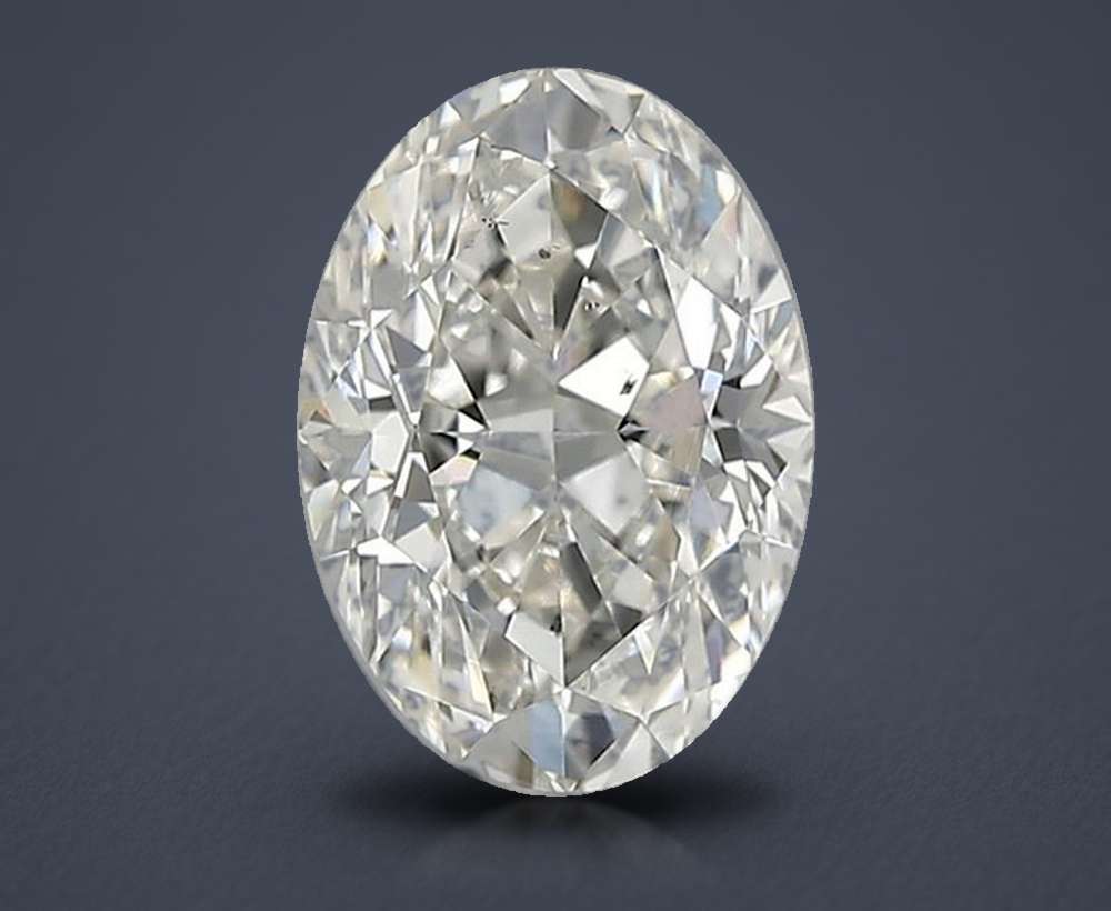 0.90 Carat Oval Natural Diamond