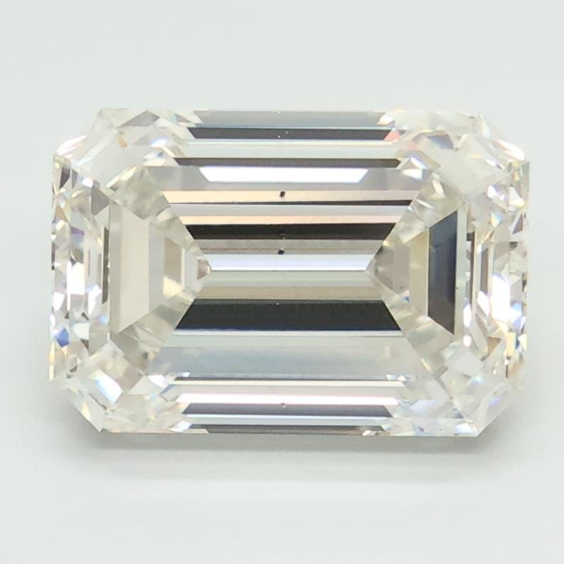 4.06ct H VS2 Excellent Cut Emerald Lab Grown Diamond