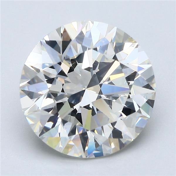 5.06ct G VVS1 Rare Carat Ideal Cut Round Diamond