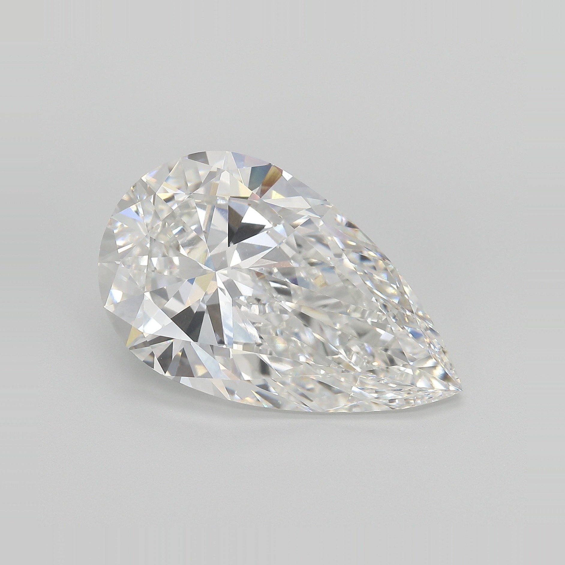 12.20ct F VVS2 Very Good Cut Pear Lab Grown Diamond