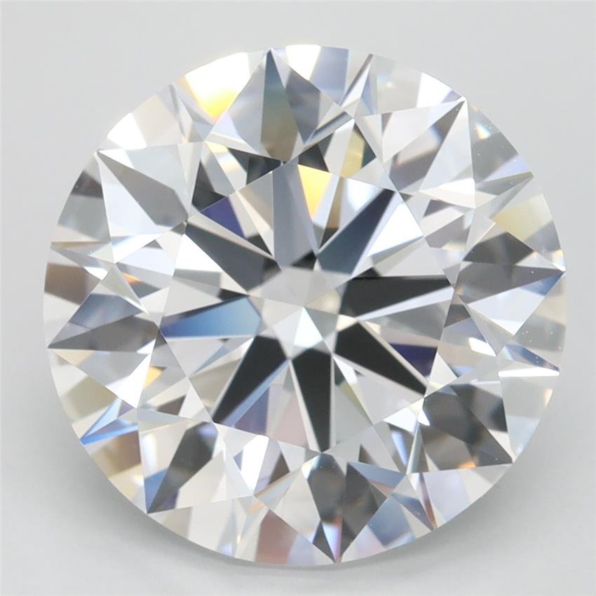 5.01ct D FL Rare Carat Ideal Cut Round Lab Grown Diamond