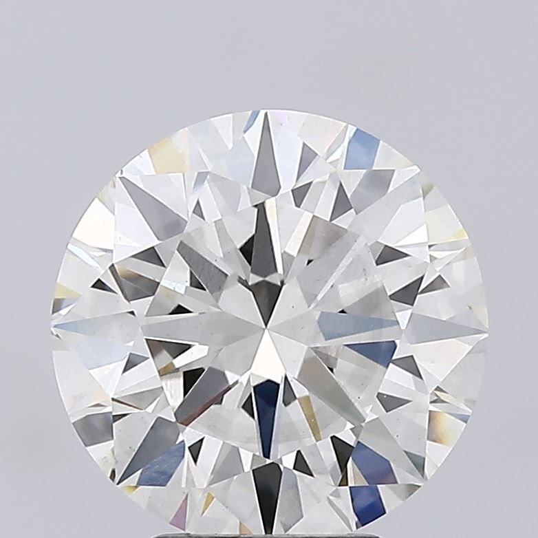 4.88ct J VS2 Rare Carat Ideal Cut Round Lab Grown Diamond