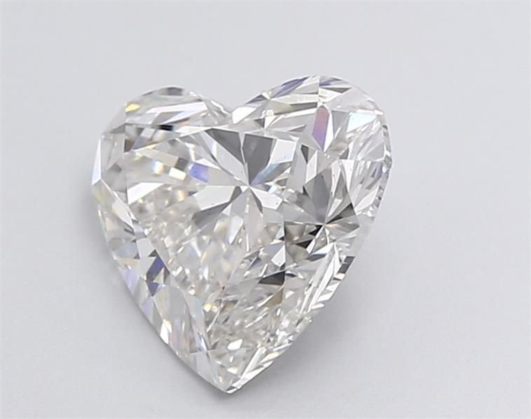 3.73ct H VS2 Rare Carat Ideal Cut Heart Lab Grown Diamond