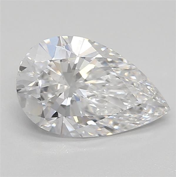 0.91ct D VVS1 Rare Carat Ideal Cut Pear Lab Grown Diamond