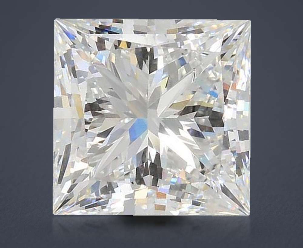 7.52 Carat Princess Lab Diamond