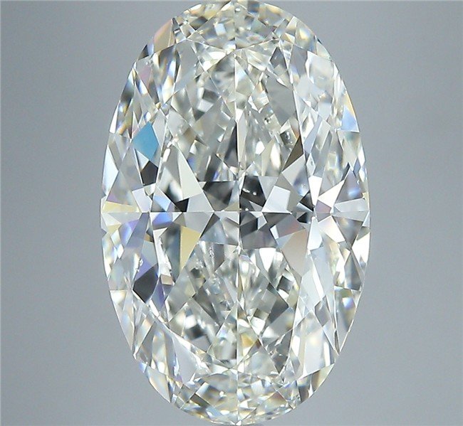 5.03ct J SI1 Rare Carat Ideal Cut Oval Diamond