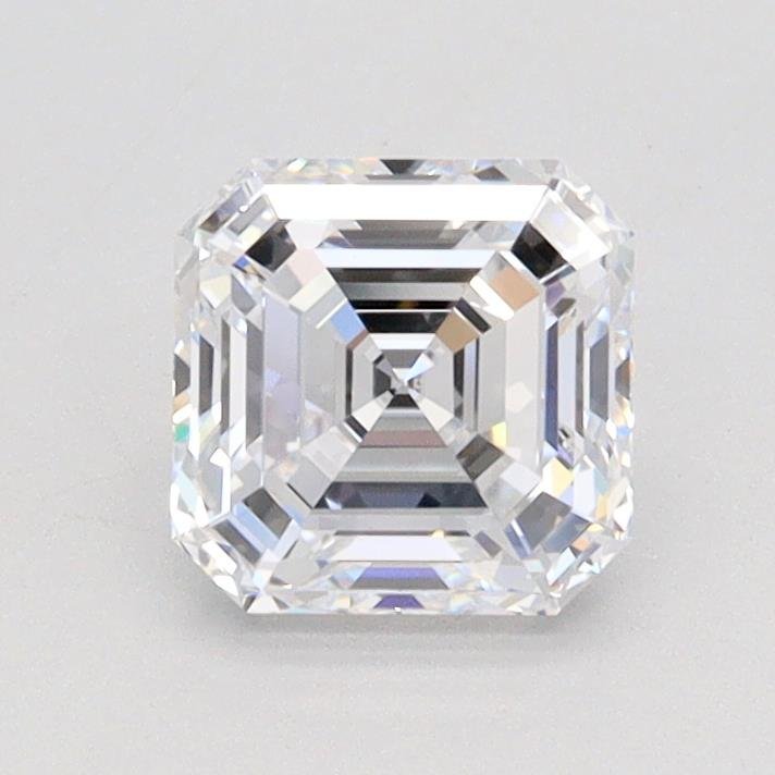 1.08ct E IF Rare Carat Ideal Cut Asscher Lab Grown Diamond
