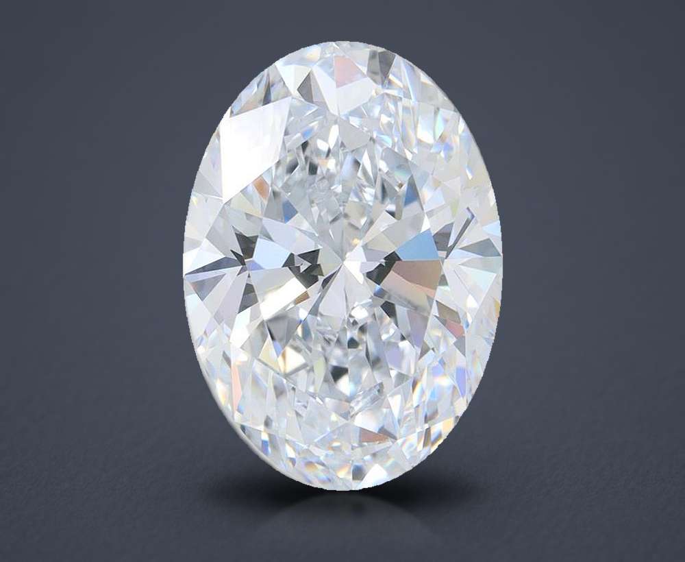 5.40 Carat Oval Lab Diamond