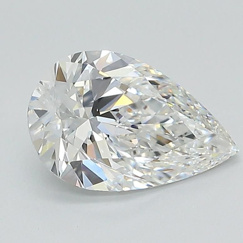 1.41ct E VS1 Rare Carat Ideal Cut Pear Lab Grown Diamond