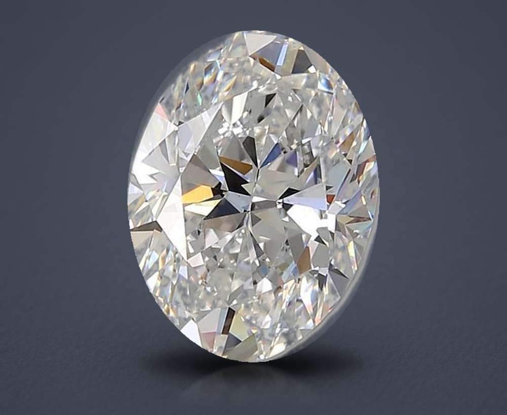 3.71 Carat Oval Natural Diamond