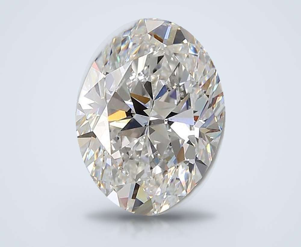 3.71 Carat Oval Natural Diamond