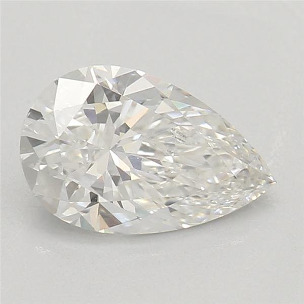 0.59ct F VVS2 Rare Carat Ideal Cut Pear Lab Grown Diamond