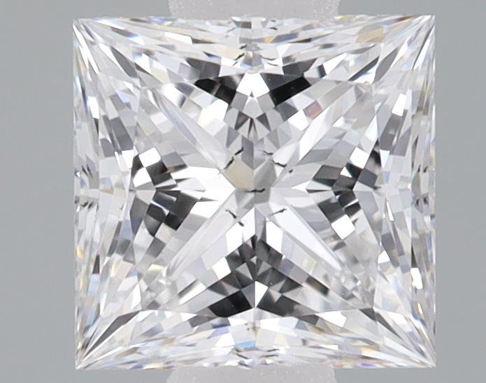 1.18ct D SI1 Rare Carat Ideal Cut Princess Lab Grown Diamond