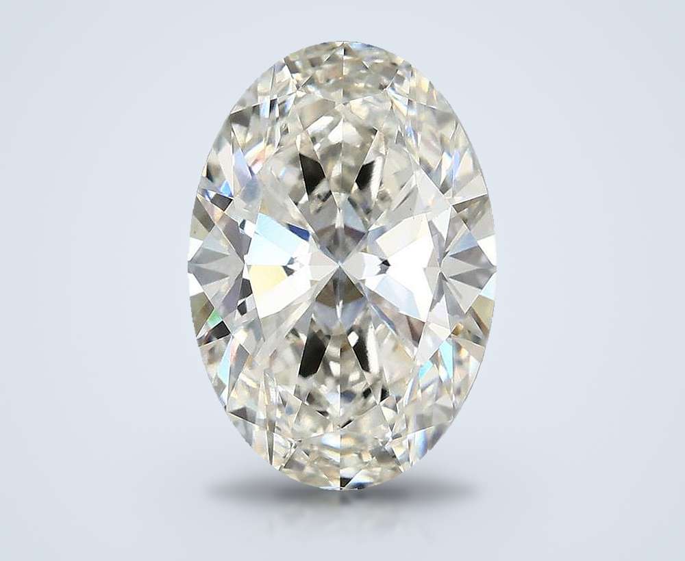 3.90 Carat Oval Lab Diamond