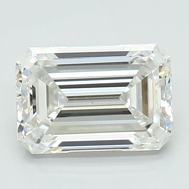 1.44ct F VS1 Rare Carat Ideal Cut Emerald Lab Grown Diamond
