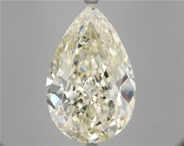 20.74ct K SI1 Rare Carat Ideal Cut Pear Diamond