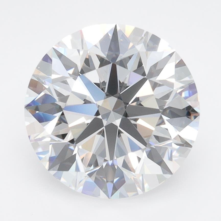 3.26ct D VVS2 Rare Carat Ideal Cut Round Lab Grown Diamond