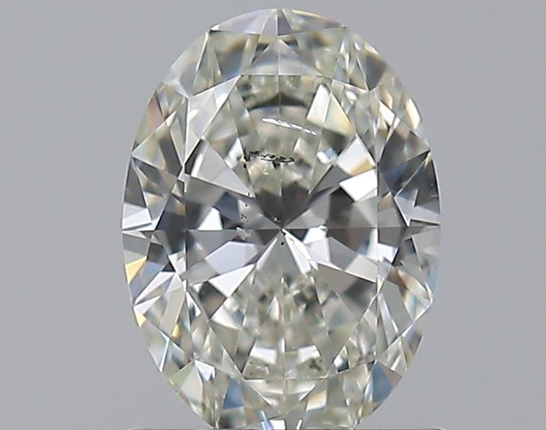 0.87ct I SI2 Rare Carat Ideal Cut Oval Diamond