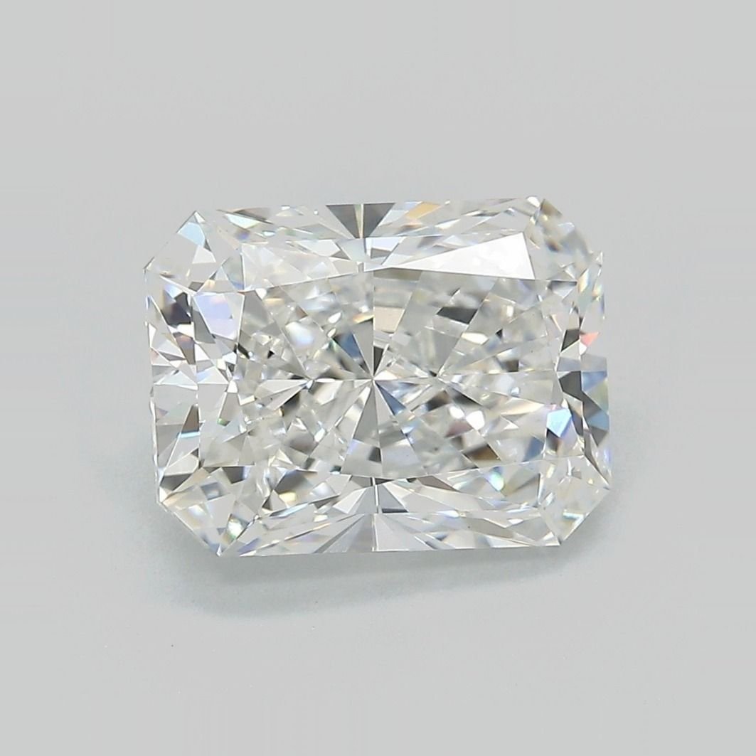 4.17ct E VVS2 Very Good Cut Radiant Lab Grown Diamond