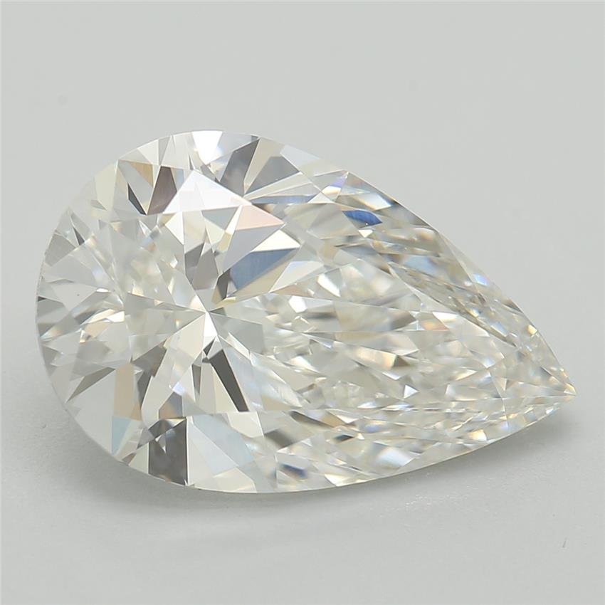 2.54ct F VVS2 Rare Carat Ideal Cut Pear Lab Grown Diamond