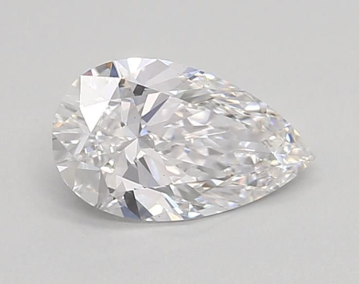0.86ct D VS1 Rare Carat Ideal Cut Pear Lab Grown Diamond