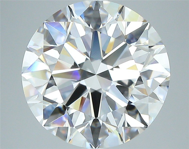 4.48ct E VS2 Rare Carat Ideal Cut Round Diamond