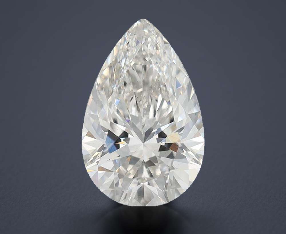 2.74 Carat Pear Lab Diamond