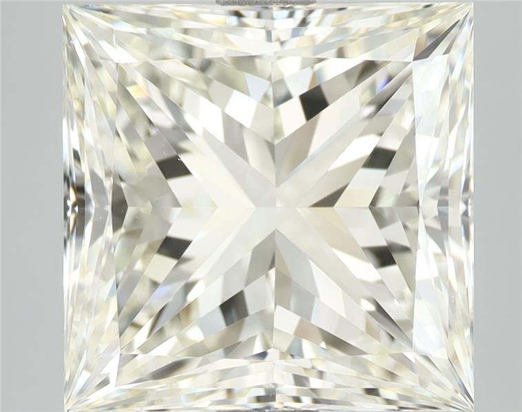 4.01ct K VVS2 Very Good Cut Princess Diamond