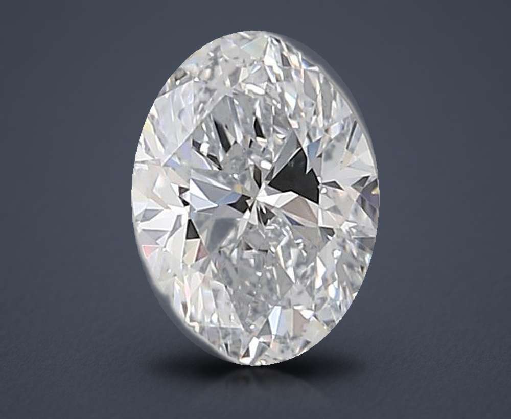 1.00 Carat Oval Lab Diamond