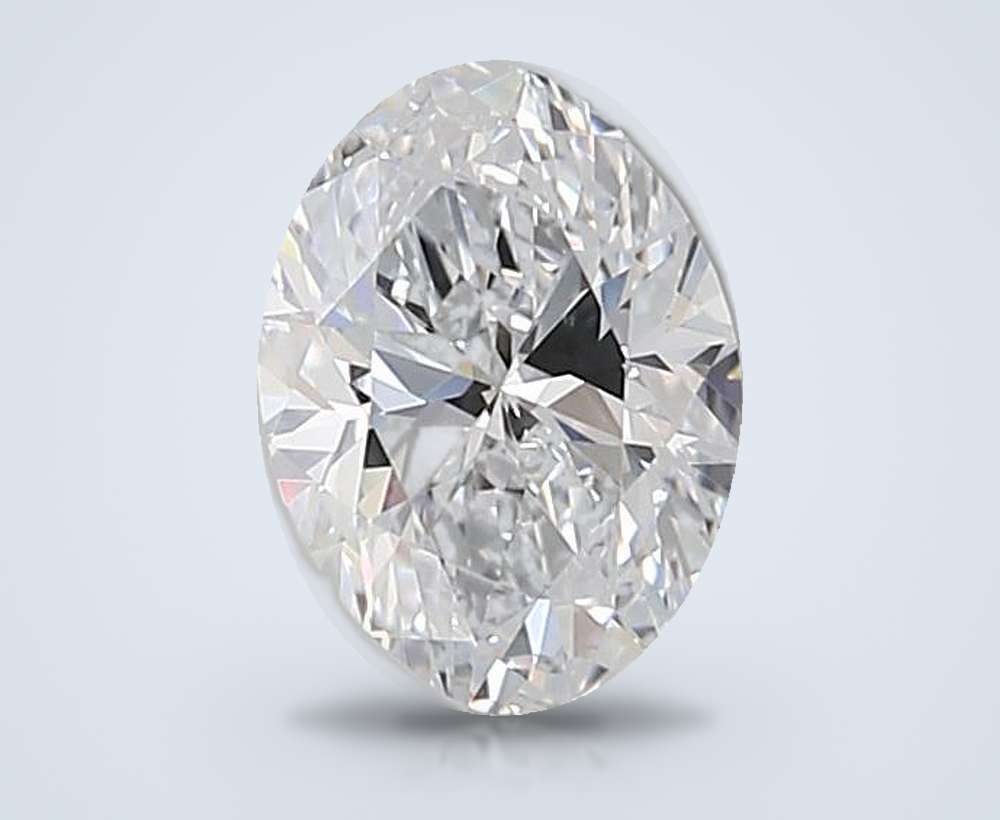 1.00 Carat Oval Lab Diamond