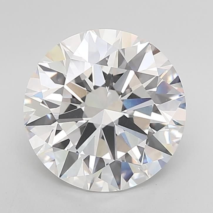 6.04ct E VVS2 Rare Carat Ideal Cut Round Lab Grown Diamond