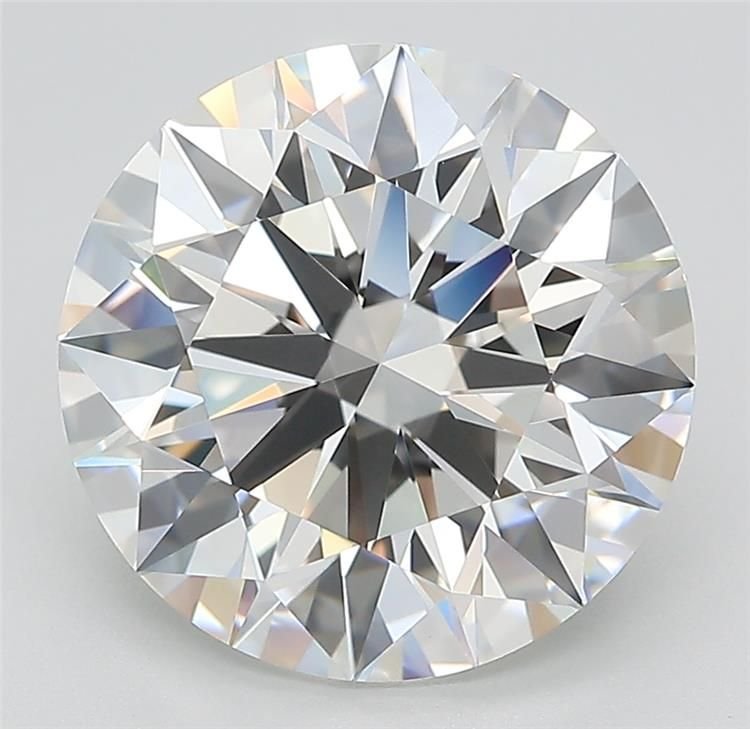 4.70ct F IF Rare Carat Ideal Cut Round Lab Grown Diamond