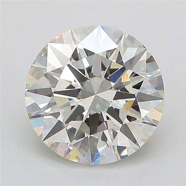 2.11ct I VS2 Excellent Cut Round Lab Grown Diamond