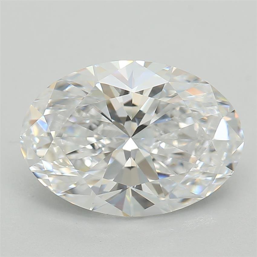 1.27ct D VS2 Rare Carat Ideal Cut Oval Lab Grown Diamond