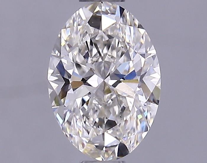 0.71ct F VS2 Rare Carat Ideal Cut Oval Lab Grown Diamond