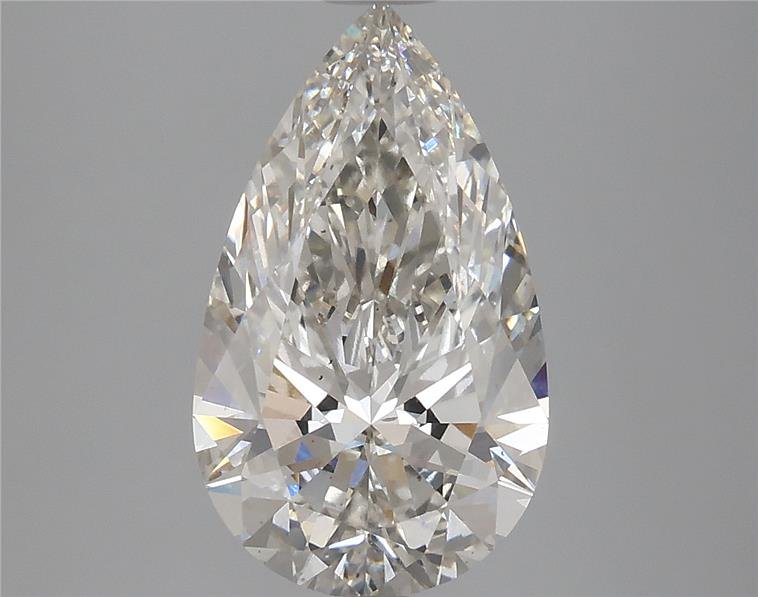 2.95ct H VS2 Rare Carat Ideal Cut Pear Lab Grown Diamond