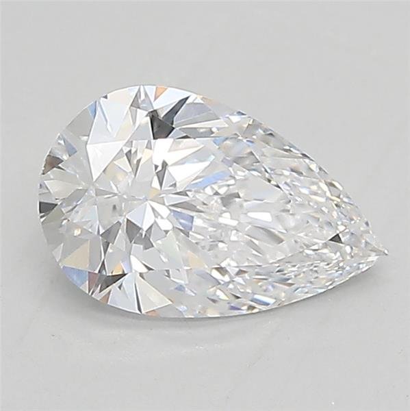 0.97ct D VVS1 Rare Carat Ideal Cut Pear Lab Grown Diamond