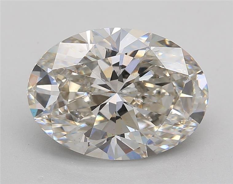 3.83ct I VS1 Rare Carat Ideal Cut Oval Lab Grown Diamond