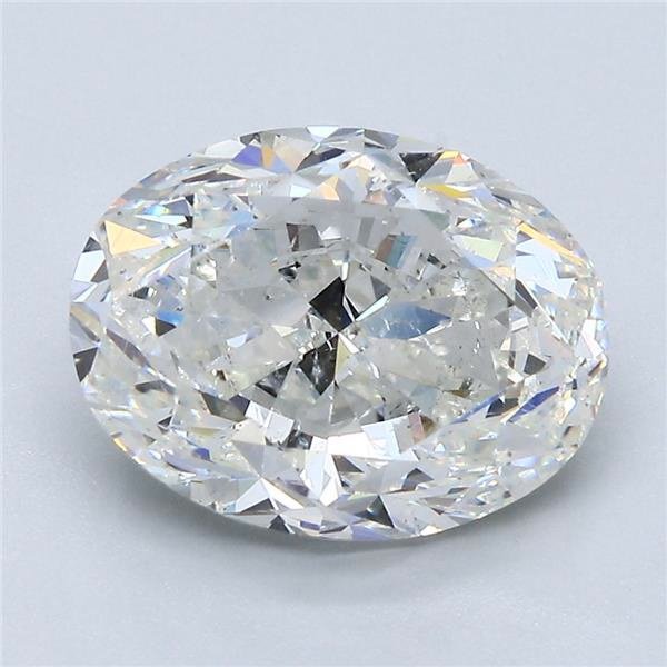 4.02ct H SI2 Good Cut Oval Diamond