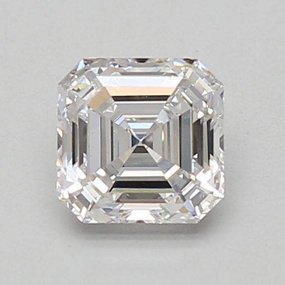 1.09ct D VS2 Rare Carat Ideal Cut Asscher Lab Grown Diamond