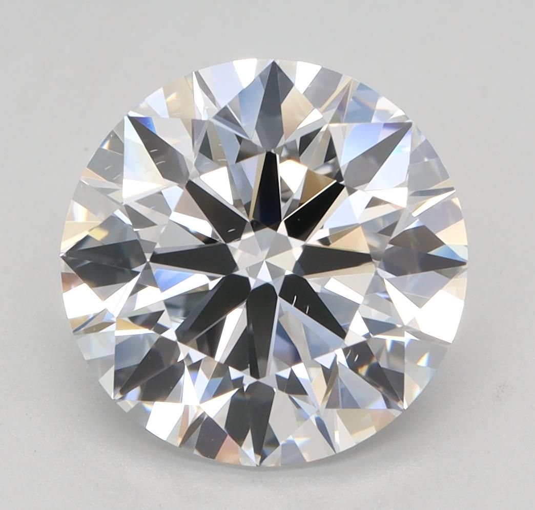 3.01ct E VS2 Rare Carat Ideal Cut Round Lab Grown Diamond