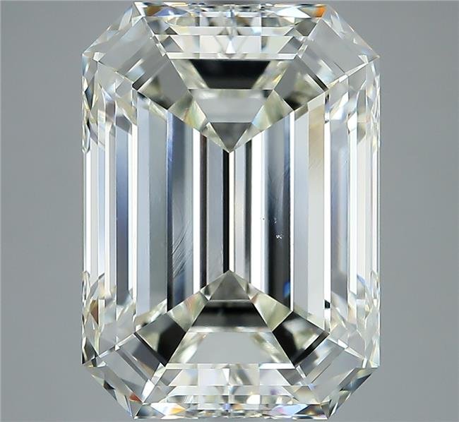 8.07ct J VS2 Rare Carat Ideal Cut Emerald Diamond