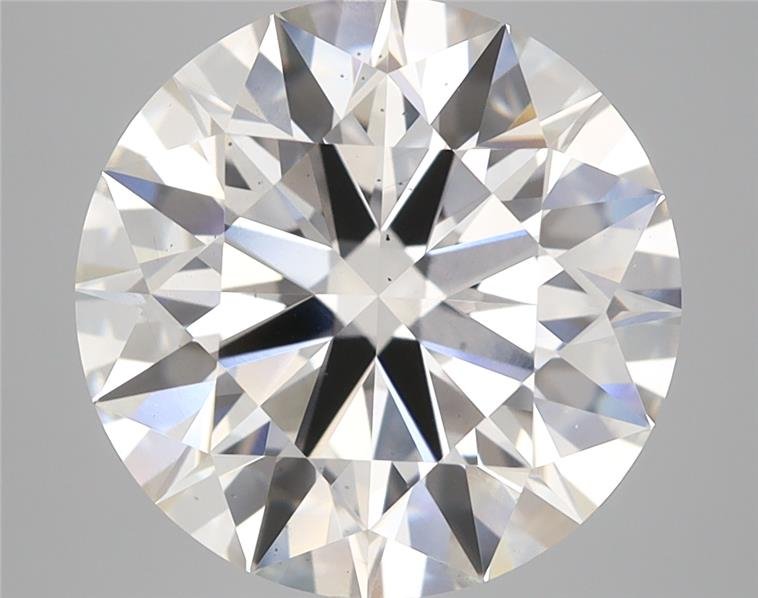 5.71ct H VS2 Rare Carat Ideal Cut Round Lab Grown Diamond