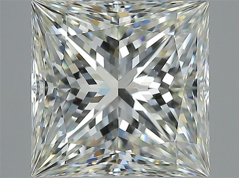 2.52ct J VS2 Rare Carat Ideal Cut Princess Diamond