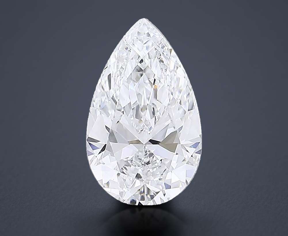 4.42 Carat Pear Lab Diamond