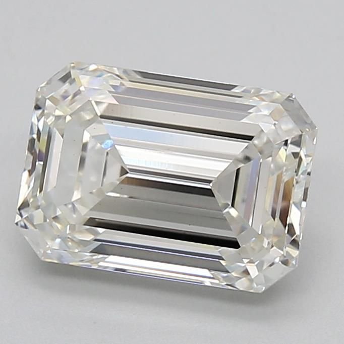 3.09ct G VS1 Rare Carat Ideal Cut Emerald Lab Grown Diamond