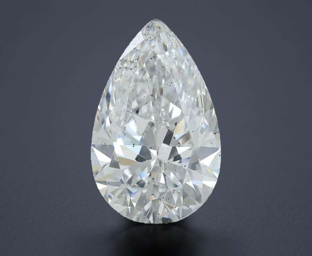 4.00 Carat Pear Lab Diamond